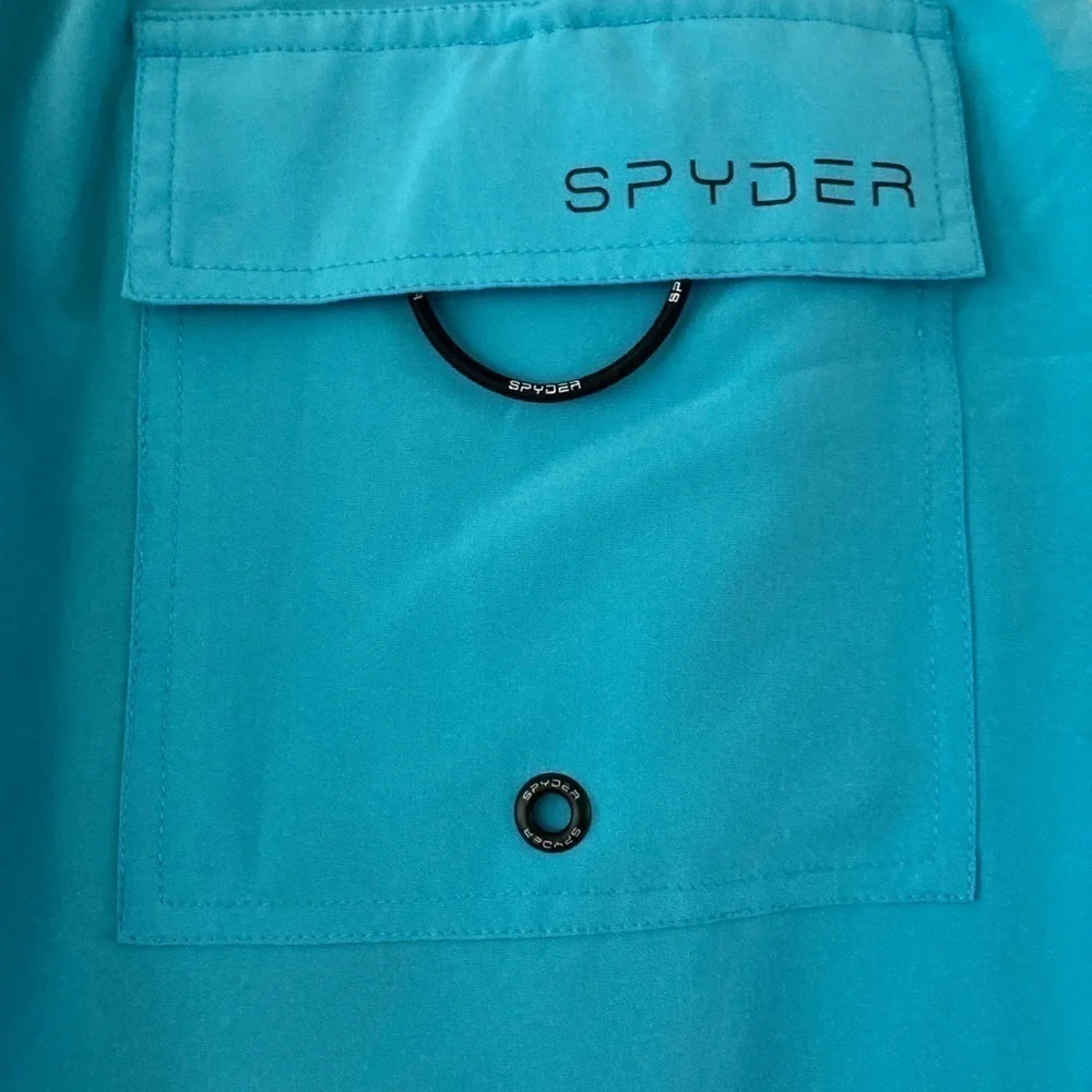 Spyder Heatseal Logo Pocket Swim Shorts NWT
